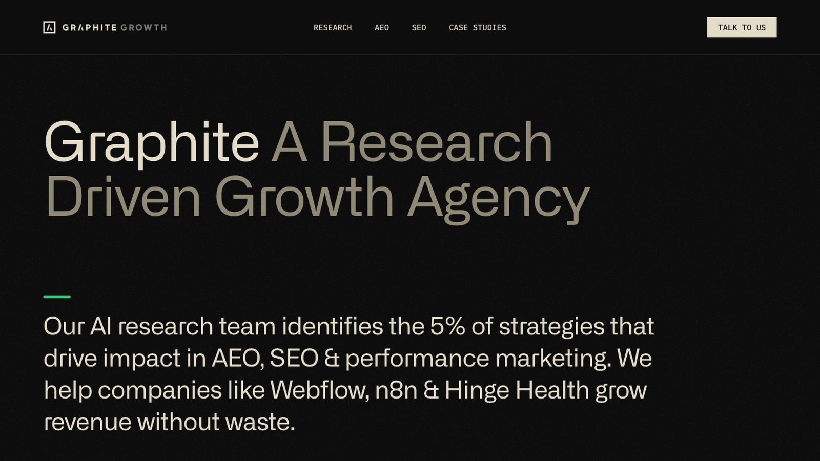 Graphite homepage